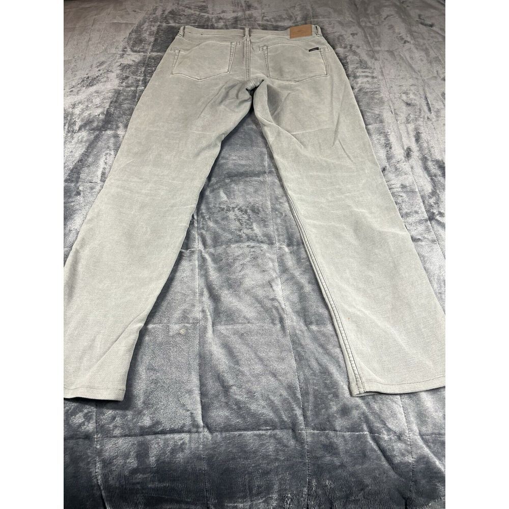 Faherty Comfort Twill Jeans Mens 30x29 Slate Gray Stretch Straight Leg - Picture 11 of 13